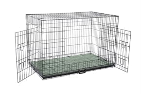 Pet Dog Crate with Bed - 2X Large